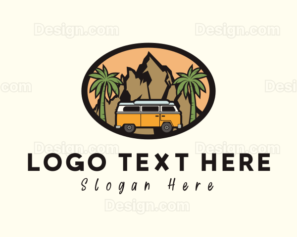 Campervan Travel Adventure Logo