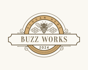 Bee Hive Apiary logo design