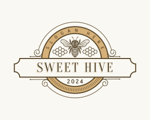 Bee Hive Apiary logo design