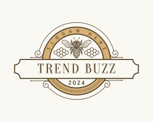 Bee Hive Apiary logo design