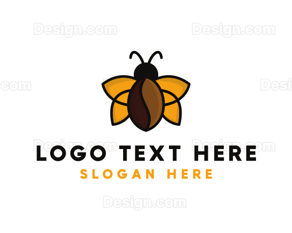 Bug Coffee Bean Logo