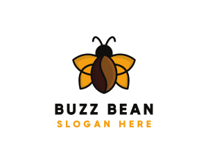 Bug Coffee Bean logo design