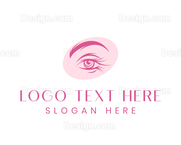 Feminine Beauty Eye Lashes Logo