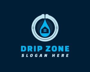 Water Droplet Pipe logo design