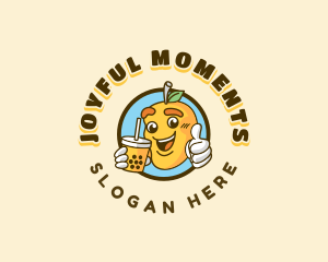 Mango Smoothie Beverage logo design