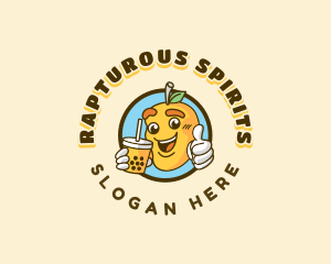 Mango Smoothie Beverage logo design