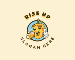 Mango Smoothie Beverage logo design