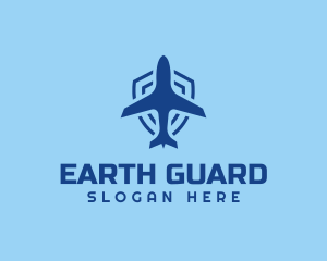 Plane Airline Shield logo