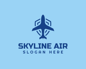 Plane Airline Shield logo