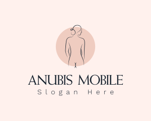 Nude Woman Spa logo design