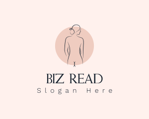 Nude Woman Spa logo design