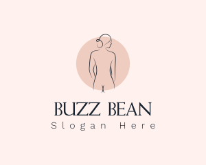 Nude Woman Spa logo design