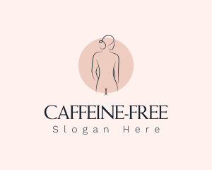 Nude Woman Spa logo design