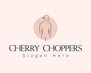 Nude Woman Spa logo design