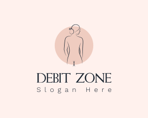 Nude Woman Spa logo design