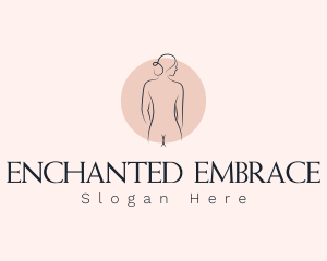 Nude Woman Spa logo design