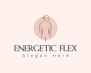 Nude Woman Spa logo design