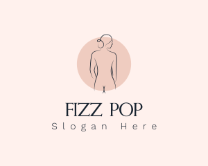 Nude Woman Spa logo design