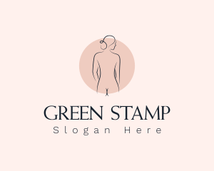 Nude Woman Spa logo design