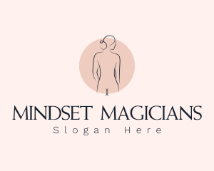 Nude Woman Spa logo design