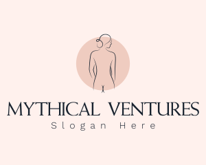 Nude Woman Spa logo design