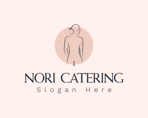 Nude Woman Spa logo design