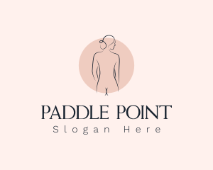 Nude Woman Spa logo design