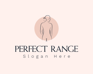 Nude Woman Spa logo design