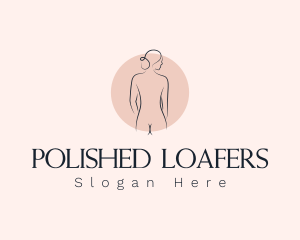 Nude Woman Spa logo design