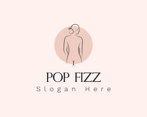 Nude Woman Spa logo design