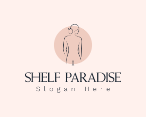 Nude Woman Spa logo design