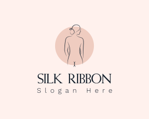 Nude Woman Spa logo design