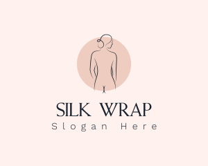 Nude Woman Spa logo design