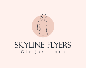 Nude Woman Spa logo design