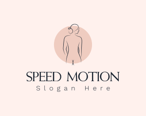 Nude Woman Spa logo design