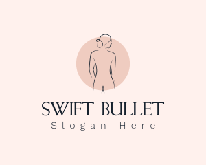 Nude Woman Spa logo design