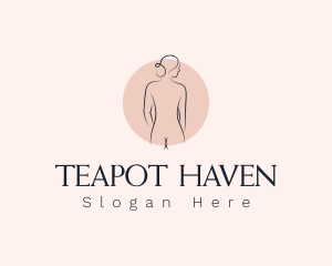 Nude Woman Spa logo design