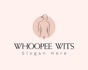 Nude Woman Spa logo design