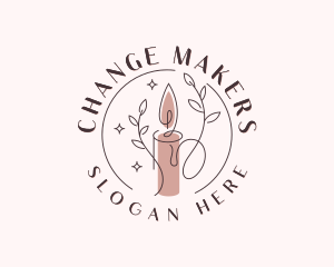 Candle Maker Candlelight logo design