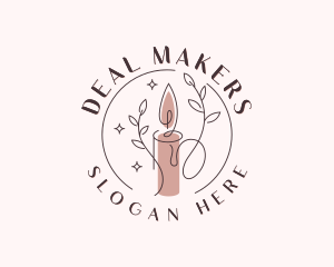 Candle Maker Candlelight logo design