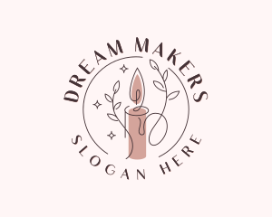 Candle Maker Candlelight logo design