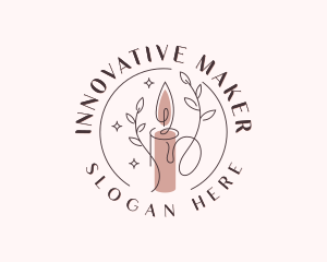 Candle Maker Candlelight logo design