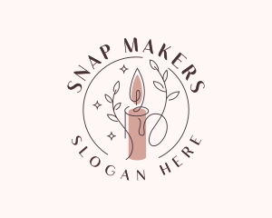 Candle Maker Candlelight logo design