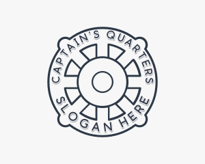 Nautical Marine Helm logo design