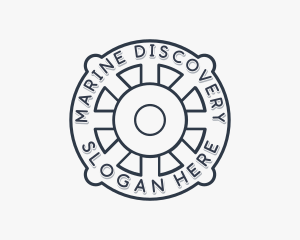 Nautical Marine Helm logo design