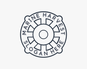 Nautical Marine Helm logo design