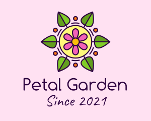 Leaf Flower Lantern  logo design