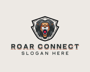 Fierce Angry Lion logo design