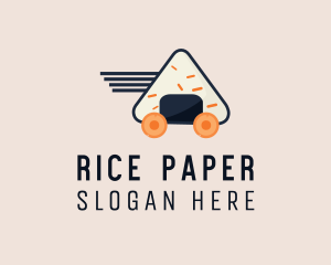 Ongiri Rice Food Delivery logo design