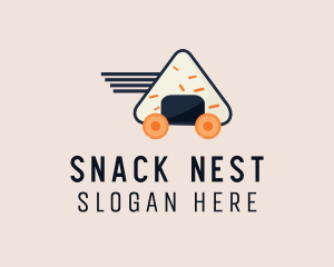 Ongiri Rice Food Delivery logo design